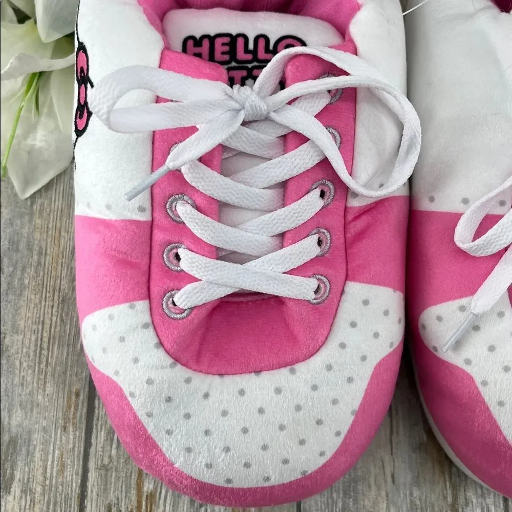 Little Girls Hello Kitty Sneaker Slippers Shoes Size 2/3